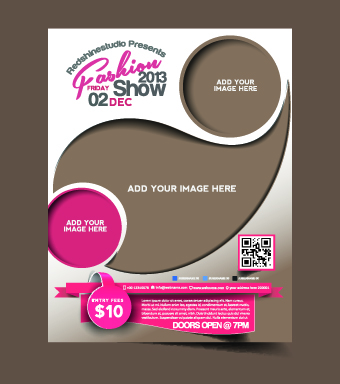 Business flyer and brochure cover design vector 15