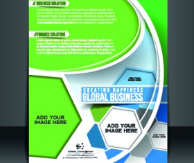 Business flyer and brochure cover design vector 18