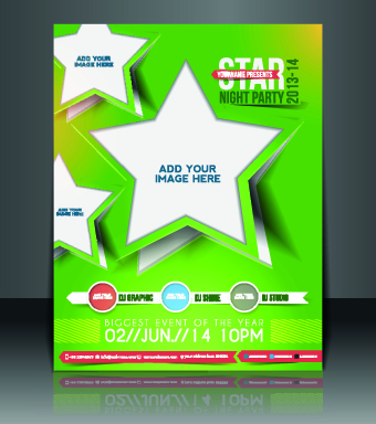 Business flyer and brochure cover design vector 21