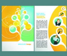 Business flyer and brochure cover design vector 27