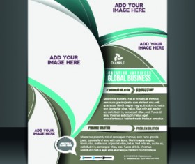 Business flyer and brochure cover design vector 29