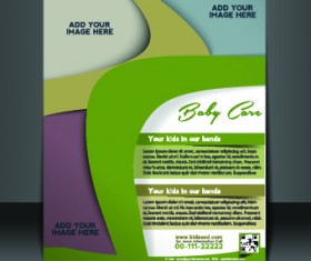 Business flyer and brochure cover design vector 03