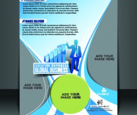 Business flyer and brochure cover design vector 33