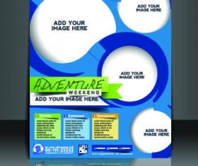 Business flyer and brochure cover design vector 34