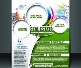 Business flyer and brochure cover design vector 36