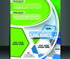 Business flyer and brochure cover design vector 04