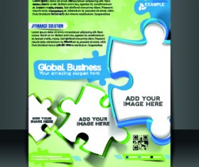 Business flyer and brochure cover design vector 06