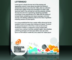 Business flyer and brochure cover design vector 08