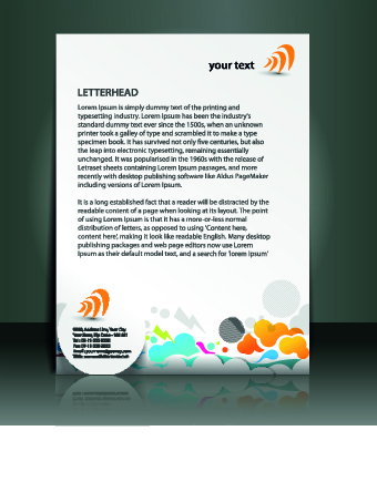 Business flyer and brochure cover design vector 08