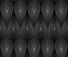 Vector paisley pattern set 02