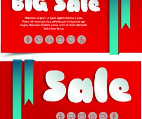 Creative shopping greetings cards vector 04