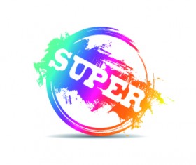 Creative stamp logo vector 04