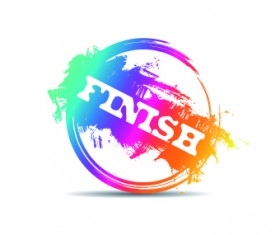 Creative stamp logo vector 05