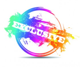 Creative stamp logo vector 06