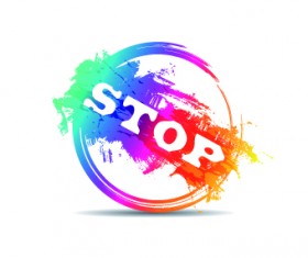 Creative stamp logo vector 09