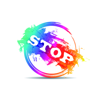 Creative stamp logo vector 09