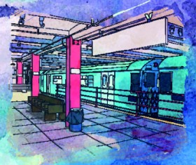 Hand drawn urban fashion elements vector 04