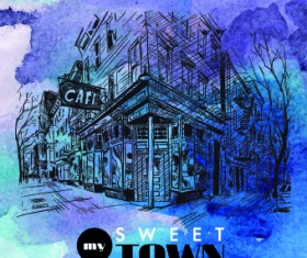 Hand drawn urban fashion elements vector 05