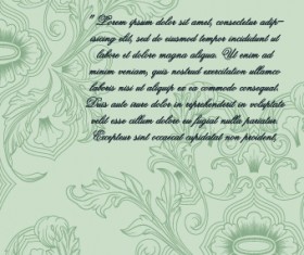 Vintage ornament background art 01