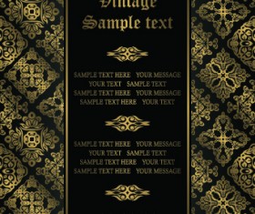 Vintage ornament background art 05