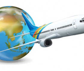 World transport design vector 01