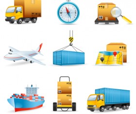 World transport design vector 03