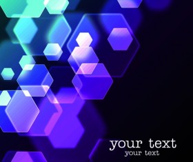 Blue Geometry background vector