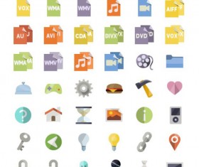 136 kind web icons