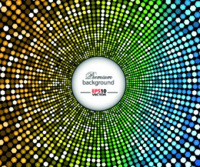 Abstract Rainbow background vector 01