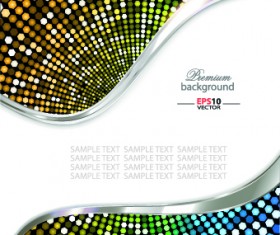 Abstract Rainbow background vector 02