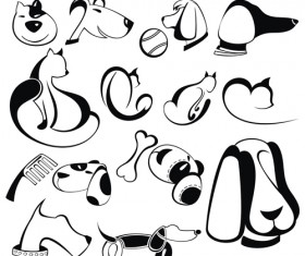 lovely Animals Vector Silhouettes 05