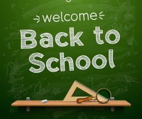 Back to school Creative background 04
