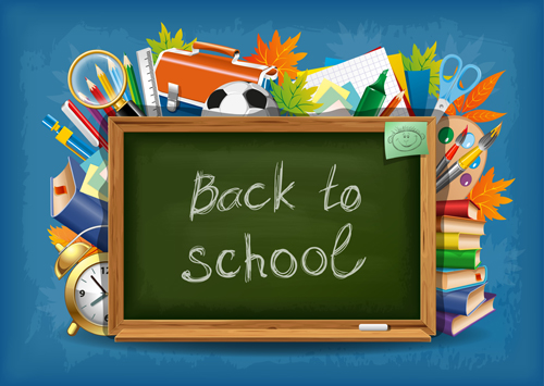 Back to school Creative background 05