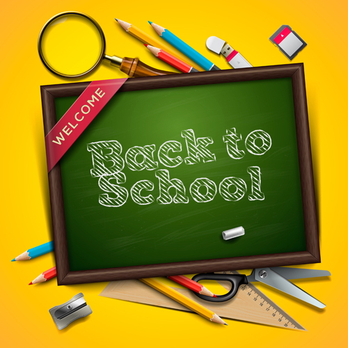 Back to school Creative background 07