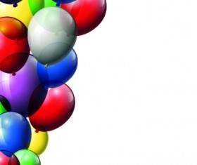 Festival Balloons background set 02