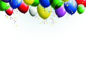 Festival Balloons background set 03