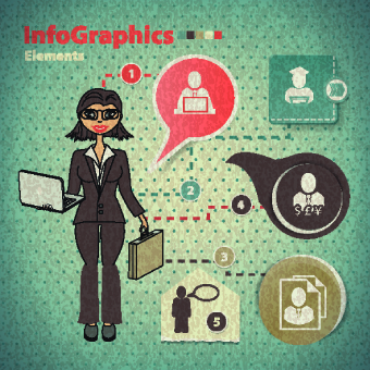 Business Infographic creative design 208