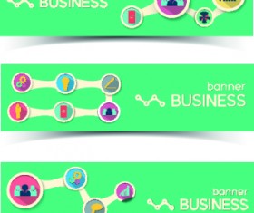 Creative Business banners elements vector 04