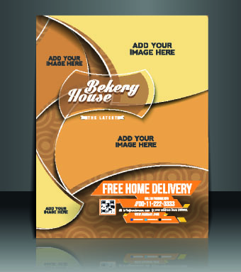 Business flyer and brochure cover design vector 59