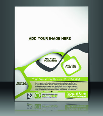 Business flyer and brochure cover design vector 62