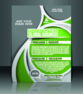 Business flyer and brochure cover design vector 73