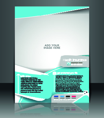 Business flyer and brochure cover design vector 76