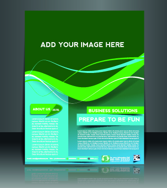 Business flyer and brochure cover design vector 80
