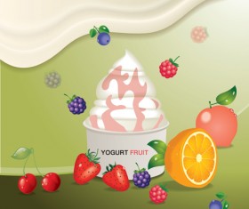 Cake background vector 02