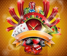 Casino Backgrounds vector 01