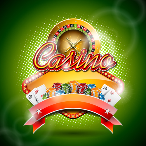 Casino Backgrounds vector 02