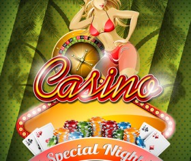 Casino Backgrounds vector 03