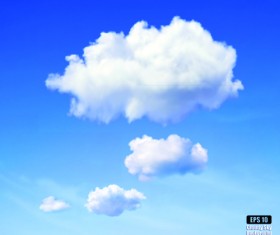 Clouds Vector backgrounds 03