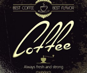 Coffee backgrounds art vector