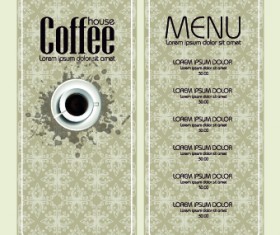 Coffee banner and menu design vector 01